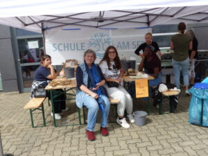 Helfer an unserem Stand