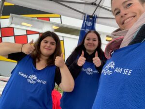 Helferteam beim Brückenlauf 2023