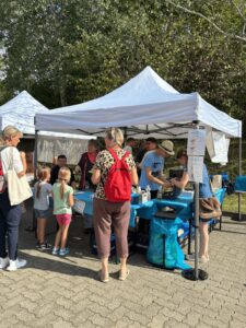 Betrieb am Stand des Fördervereins