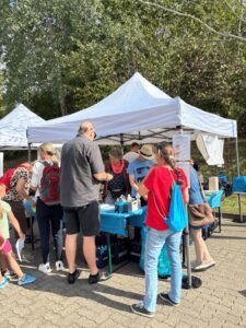Betrieb am Stand des Fördervereins