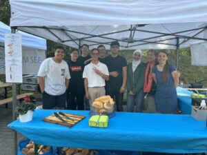 Hefer auf dem Umweltmarktstand des Fördervereins